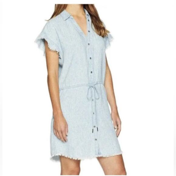 Paige Jaylin Chambray Dress - Picture 1 of 8